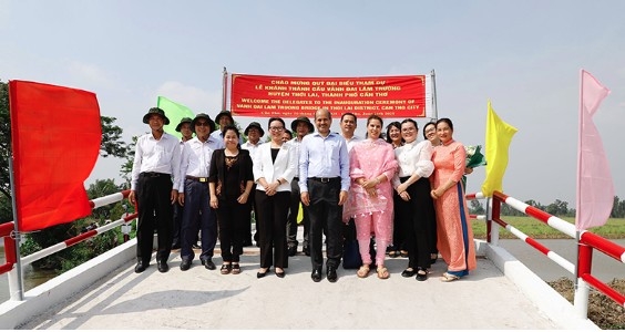 Can Tho inaugurates two India-funded rural bridges